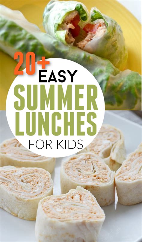 30+ Easy Summer Lunches For Kids - Keeping Life Sane