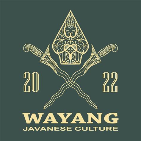 javanese culture - vintage logo templates. Javanese culture logo with ...