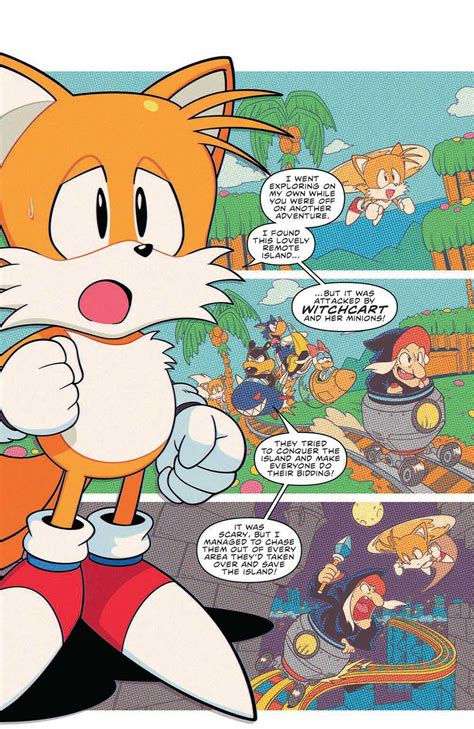 Sonic the Hedgehog IDW: Tails 30th Anniversary Special - Preview ...