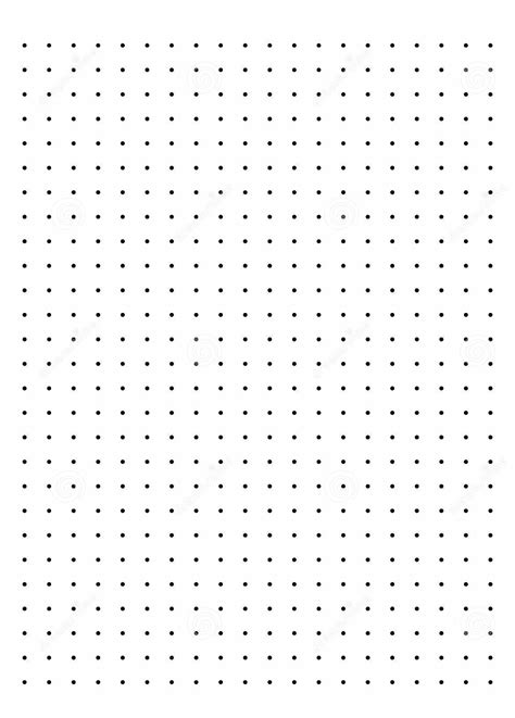 Free Printable Dot Paper or Dot Graph Template PDF