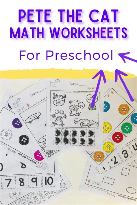 Pete the Cat Leveled Special Education Math Worksheets and File Folders | Special education math ...