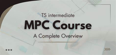 A Complete Walkthrough of MPC Course | Discover Syllabus and Career ...