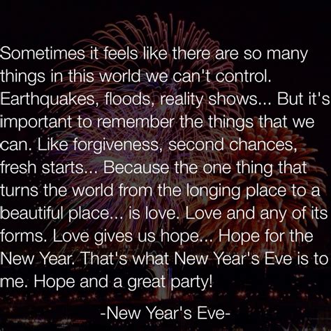 New Year's Eve movie quote | New year eve movie, Movie quotes, New years eve