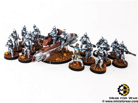 Star Wars: Legion – Clone Wars Core Set – Minis For War Painting Studio