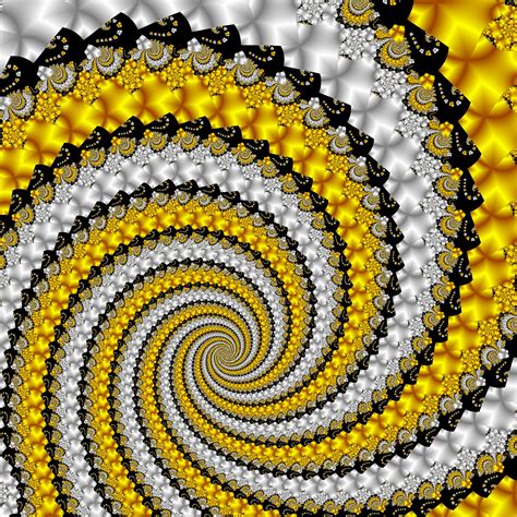 Silver And Gold Spiral Free Stock Photo - Public Domain Pictures