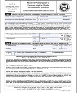 IRs Foreign Bank Account Reporting, FBAR Instructions and Amnesty