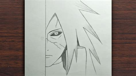 Anime Drawing How To Draw Madara Uchiha Half Face From Naruto Step | The Best Porn Website