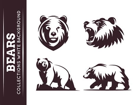 Bears Collections Stock Illustration - Download Image Now - Bear, Icon ...