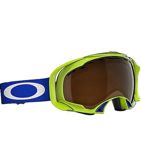 Oakley Splice Lightning Green Snowboard Goggles | Zumiez