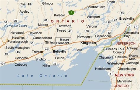 Mount Pleasant, Ontario area map & More