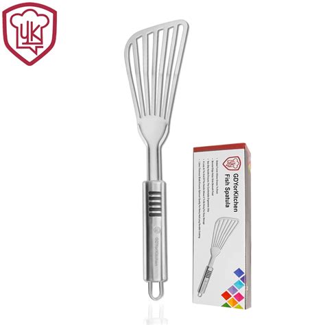 Stainless Steel Slotted Turner Fish Spatula Kitchen Spatulas With 1.2mm Thickness Blade -in ...