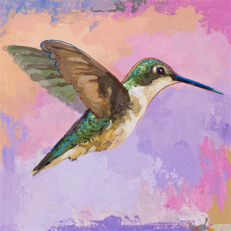 Hummingbird #2 Painting by David Palmer