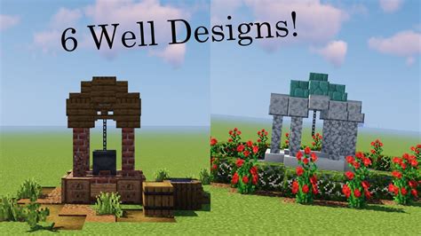 Minecraft Water Well Design