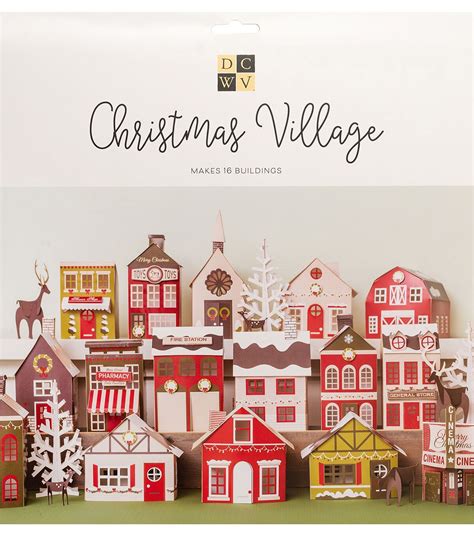 Printable Christmas Village Roads