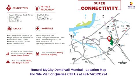 Runwal MyCity Dombivali Mumbai Location Map - Regrob