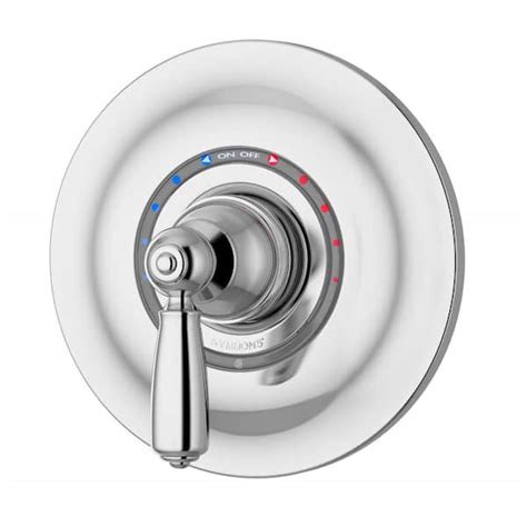 Symmons Allura 1-Handle Shower Valve Trim Kit in Chrome (Valve Not Included) 4700-TRM - The Home ...