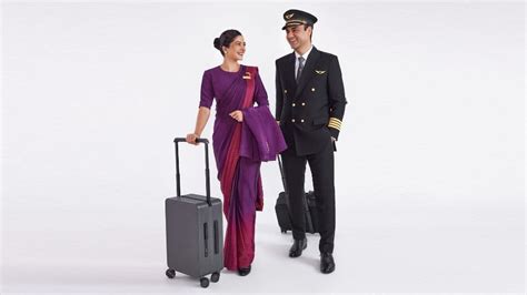 Air India Reveals New Cabin Crew & Cockpit Crew Uniforms; Sarees ...