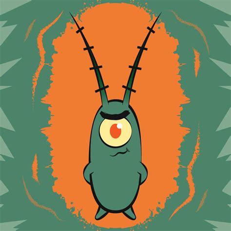 Spongebob Squarepants plankton vector free download