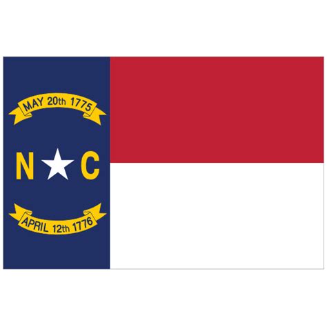 North Carolina Nc State Flag Sticker