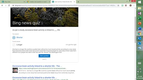 There is an error in the Bing Quiz - Microsoft Community