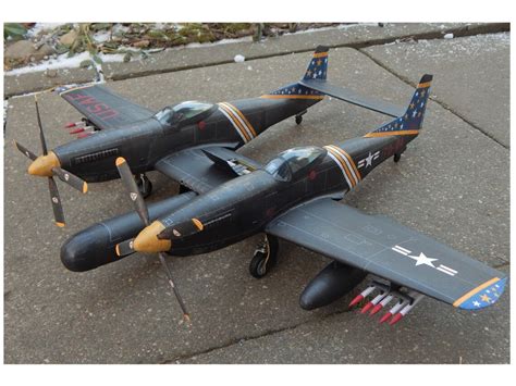 North American F-82 Twin Mustang 3D Model Attack Fighter - Etsy