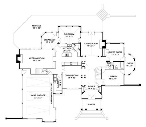 Dunrobin Castle | Castle House Plan | European House Plans – Archival ...