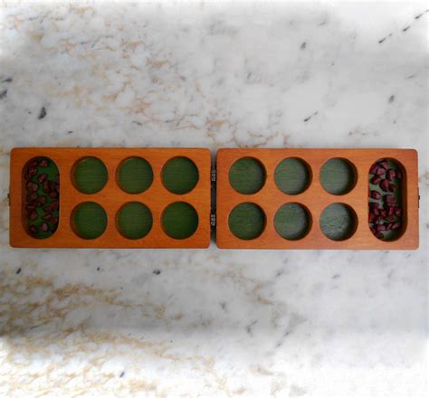 Mancala Strategy Game, Family Board Games, 2 Player Board Game, Handmade Wooden Board Game ...