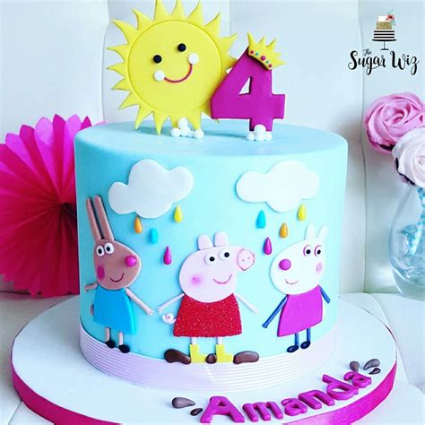 Peppa Pig, Peppa Pig Fondant Cake, Peppa Pig Cake, Peppa Pig Birthday Cake, Peppa Pig Birthday I ...