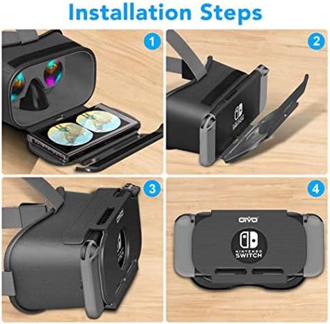 VR Headset Compatible with Nintendo Switch, OIVO 3D VR (Virtual Reality ...