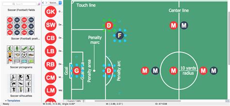 Create Soccer Position Diagram | ConceptDraw HelpDesk