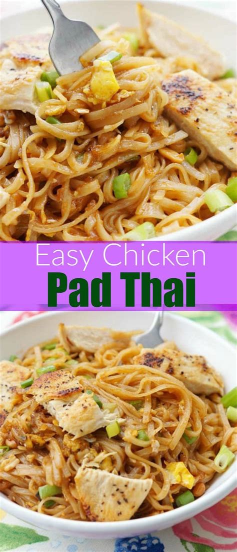 Best 20 Chicken Pad Thai Calories Restaurant - Best Recipes Ideas and ...
