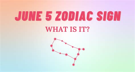 June 5 Zodiac Sign Explained | So Syncd