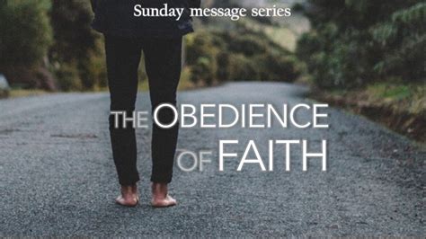 The Obedience of Faith – Mount Olive Ministries