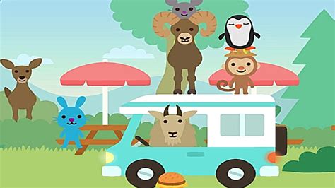 Sago Mini Camping Animals App - YouTube