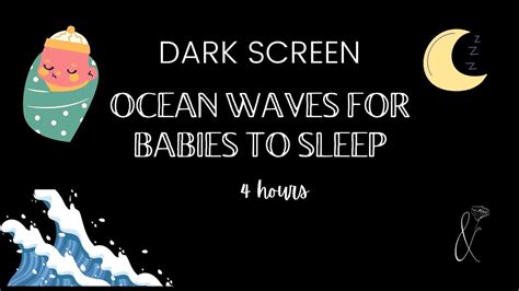 Sleep Music for Babies | Ocean Waves | Black screen | Helps your baby ...