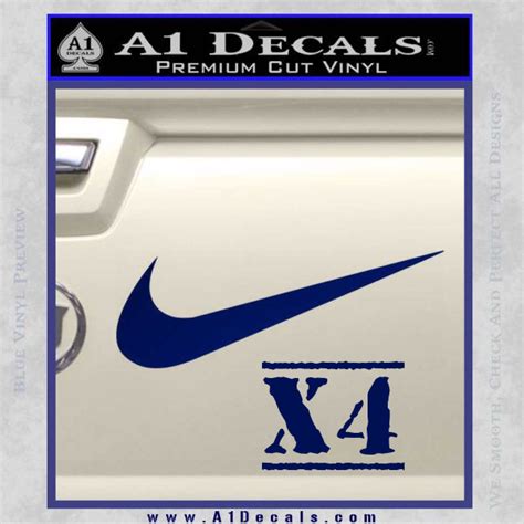 Nike Swoosh 4 Pack Decal Sticker » A1 Decals