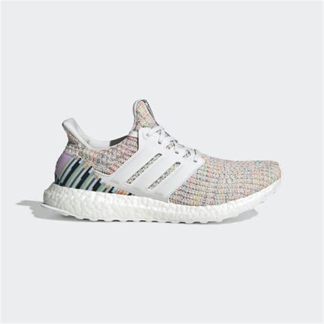 Women's Ultraboost Crystal White and Multicolor Shoes | adidas US