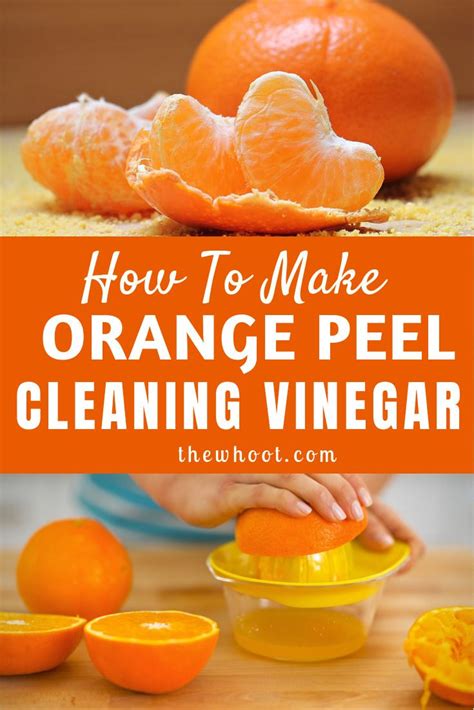 Orange Peel Vinegar Cleaner Recipe | The WHOot | Vinegar cleaner recipe ...