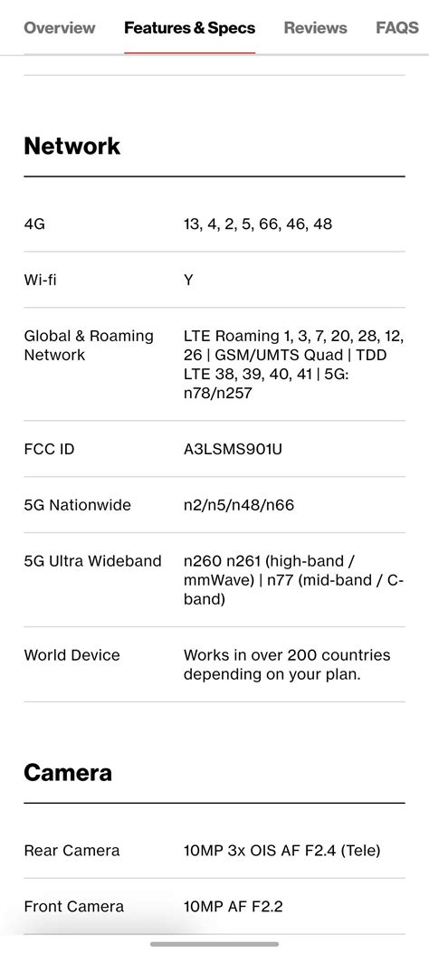 Can anyone tell me if the Galaxy S22 on Verizon works with 5G ultrawide ...