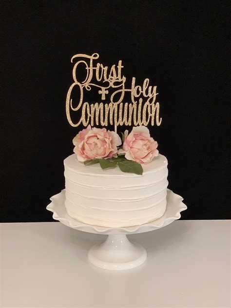 First Communion Cake Toppers