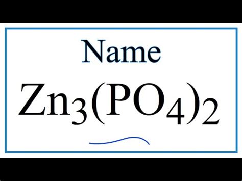 Zinc phosphate (Zn3 (PO4) 2): structure, properties, uses - science - 2024