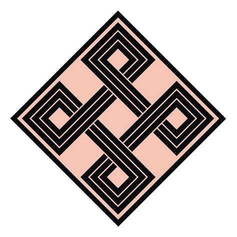 Geometric square pattern