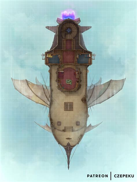 Airship Battlemaps! [36x48] : r/battlemaps