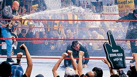 On this date in WWF history: Stone Cold shoots The Corporation with a ...