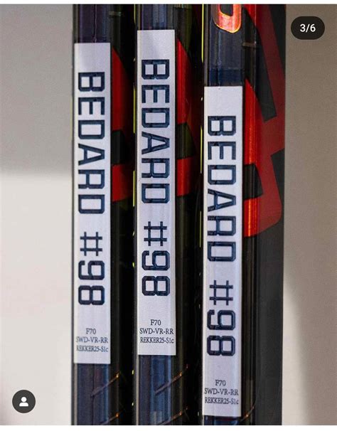 New Connor Bedard Sherwood stick code : r/hockeyplayers