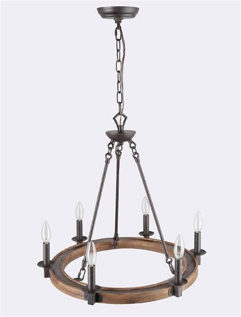 Farmhouse Chandelier - Round | EventRent