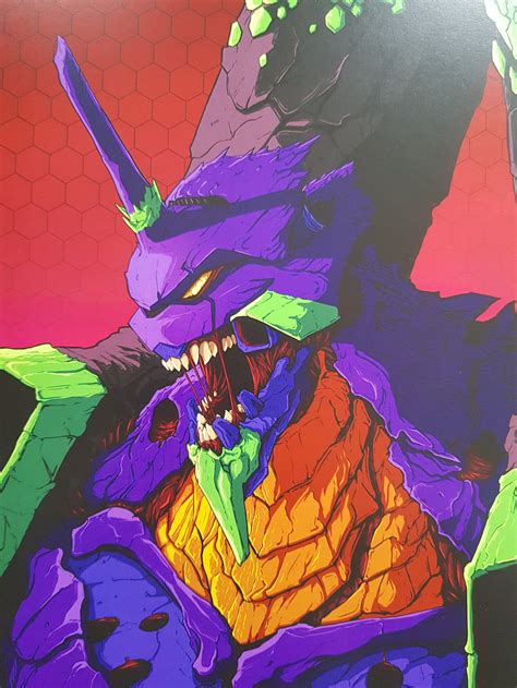 Neon genesis Evangelion Berserk Eva Unit01 A4 print | Etsy