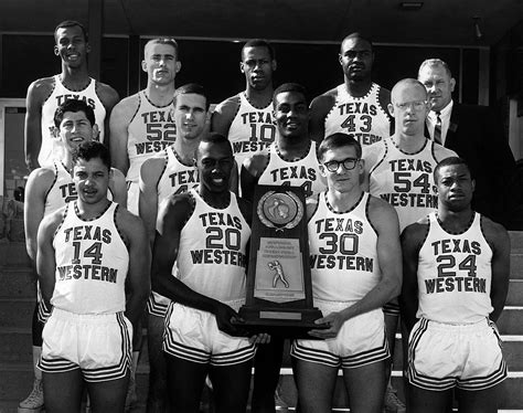 1966 NCAA Texas Western Championship Basketball Exhibit at Museum of ...