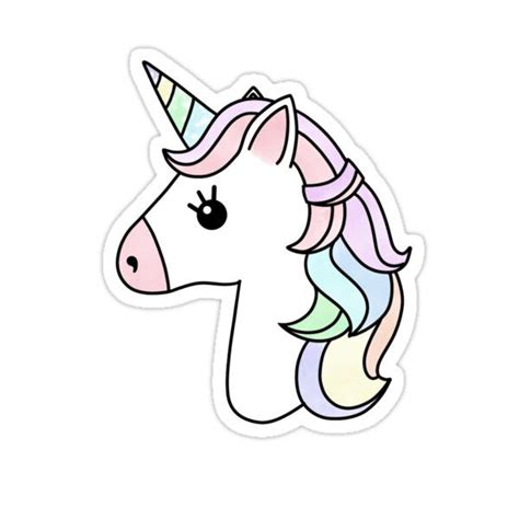 "Pastel Unicorn" Sticker for Sale by JoyandIvy | Cute laptop stickers ...