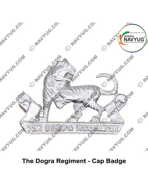 Army-Military Dogra Regiment Uniform Cap Badge (Indian Army Infantry ...